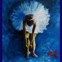 Blue ballerina