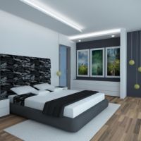 Bedroom in an existing space