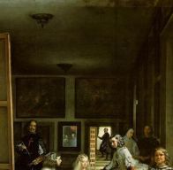 Picturi celebre. Doamne de onoare - Velasquez.