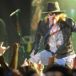 Axl Rose solistul trupei Guns N Roses in turneul AC DC