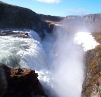 The Gullfoss Waterfall
