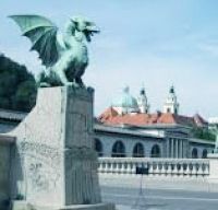 Podul Dragonului simbol al orasului Ljubljana