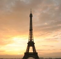 The Eiffel Tower - one of the symbols of Paris
