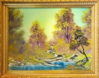 Primul tablou pictat de Bob Ross in emisiune poate fi cumparat cu aproape 10 milioane de dolari