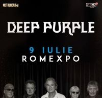 Deep Purple canta in 2023 la Romexpo