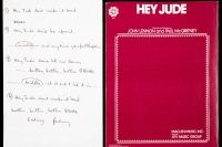 Versurile piesei ”Hey Jude” vor fi scoase la licitatie