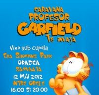 Caravana Garfield ajunge in acest weekend in Oradea la Era Shopping Park