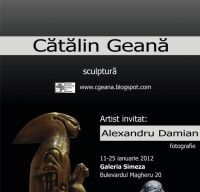 Expozitie personala a sculptorului Catalin Geana la Galeria Simeza
